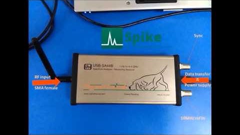 SIGNAL HOUND SA44B SPECTRUM ANALYZER