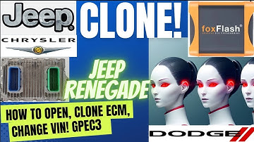 2015 Jeep Renegade ECM GPEC3 disassemble Clone, vin change / SWAP with foxFlash! Dodge Chrysler Fiat