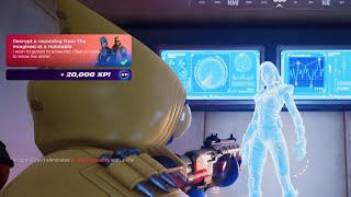 Decrypt a recording from The Imagined at a Holotable in Fortnite