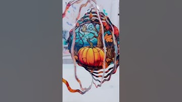 Let’s sublimate a fall wind spinner! #sublimation