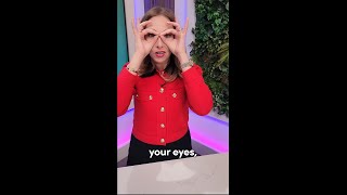 UNDER EYE BAGS EXERCISES👁️💪 #shorts #eyebags #beauty