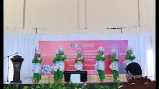 tari persembahan dari SMANSA acara kemenkumham di Kabupaten Siak