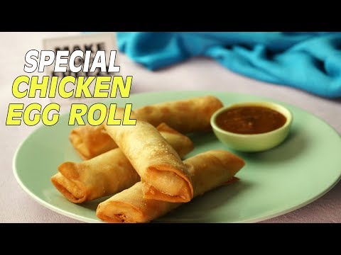 Special Chicken Egg Roll Recipe | Imli Ki Chutney Recipe
