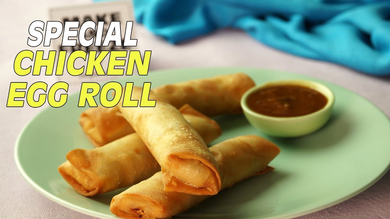 Chicken Egg Roll Recipe With Imli Ki Chutney Recipe By SooperChef | Iftar Recipes