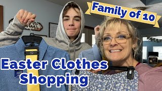 OUR FAMiLY OF 10 EASTER OUTFiT SHOPPING