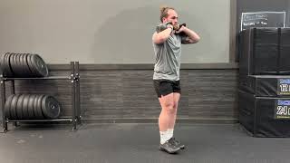 Kettlebell Front Rack Step Back Lunge