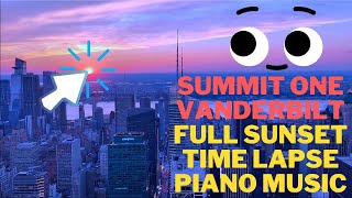 Sunset Time Lapse video from SUMMIT One Vanderbilt | NYC Skyline Sunset | New York Skyline Sunset|