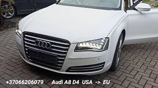 Audi A8 D4 USA to EU conversion