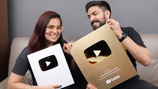Unboxing Gold Play Button and Q&A