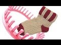 How to knit a sock on a round knitting loom socks