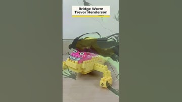 bridge worm trevor henderson #shortsfeed #shorts #trevorhenderson #buildingblocks #legoblocks