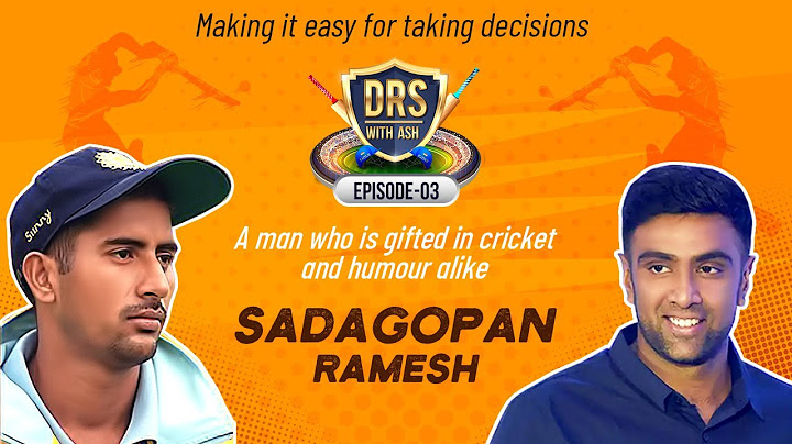 I've played for India! You only remember me from a movie? 🤷🏻‍♂️ - Sadagoppan Ramesh