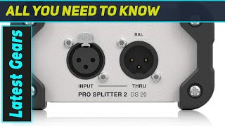 Klark Teknik PRO SPLITTER 2 DS 20: The Purest Passive Audio Splitter
