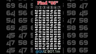 Spotting Challenge | Only With a Genius IQ Can Solve This Puzzle! #brainteasers #puzzle #iq
