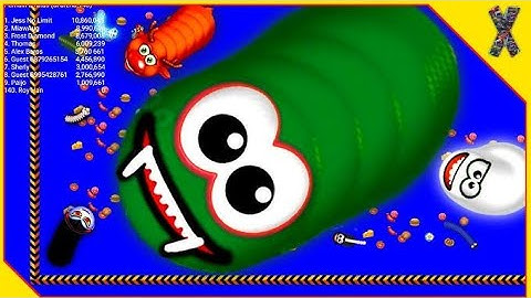 🐍🐍PRO SNAKE SKILL EPIC WORM TRAP IN WORMS ZONE #wormszone #wormszoneio