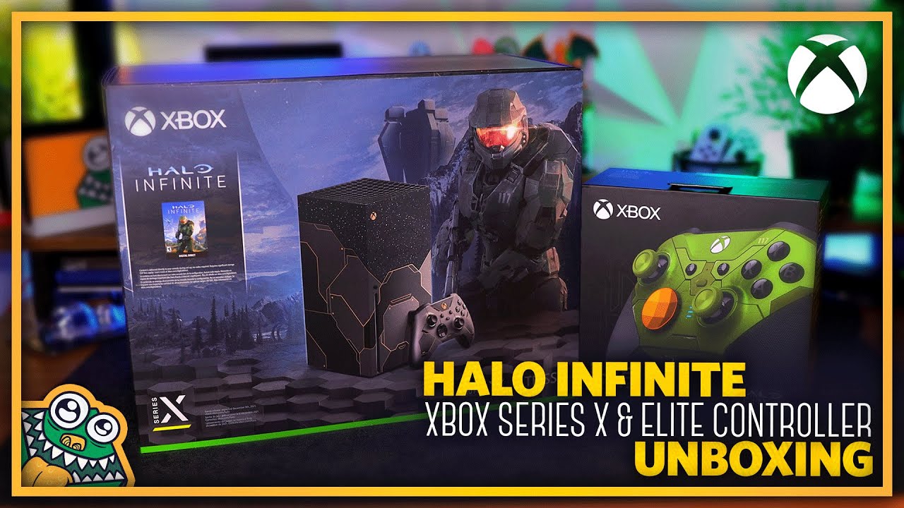 Unboxing the Limited Edition Halo Infinite Xbox Series X and Elite Controller Series 2!