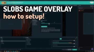 How To Setup StreamLabs OBS Game Overlay - New Feature!