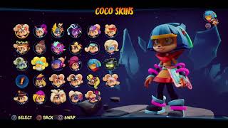 Crash Bandicoot 4: It's About Time - All Crash/Coco Skins