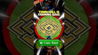 TH18 FARMIMG BASE COPYLINK!🔥 #clashofclans #coc #th18 #th18baselink
