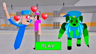 SECRET UPDATE | POLICE COP FALL IN LOVE WITH BABY POLICE GIRL? SCARY OBBY ROBLOX #roblox #obby