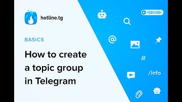 How to create a topic group in Telegram