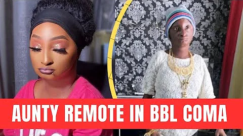 Wahala Aunty Ramota Lands In Coma After BBL Surgery