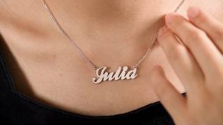 Only $18.9! How to conquered her heart with a ingenious gift | Yafeini name necklace