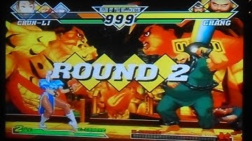 Capcom vs Snk 2 Chun li Cammy and Morrigan vs Rolento Chang and Todo