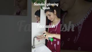 glowing mask#skincare #skin #day #facemask #glowup #glowingskin #tips #cute #shorts #song #viral
