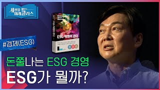 [안철수] 돈쭐나는 ESG 경영, ESG가 뭘까? | 세바클 | 국민미래연구원