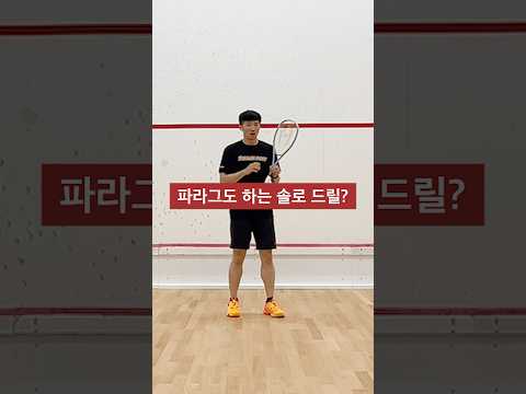 [솔로 드릴] 스윙, 무빙, 위치 선정까지 한 번에 연습하기 #스쿼시 #스쿼시포스트 #스쿼시연습 #스쿼시레슨