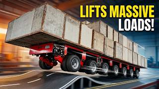 Hydraulic Suspension Trailer That Lifts 200 Tons Like Nothing!