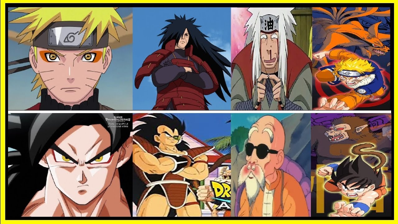 7 Referencias De Personajes Y Tecnicas En Naruto Hacia Dragon Ball Super Z Gt Anzu361 Youtube