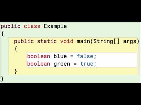 Java Booleans 1: Creating two boolean variables