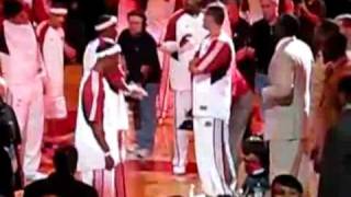 Cavs and Lebron pre-game playoff introduction