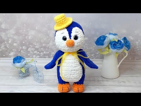 МК ПИНГВИН КРЮЧКОМ ❤ 1-Я ЧАСТЬ CROCHET PENGUIN PATTERN ❤ 1ST PART
