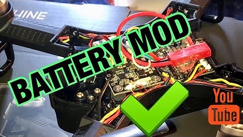 EACHINE EX2Mini Drone Quadcopter Battery Mod