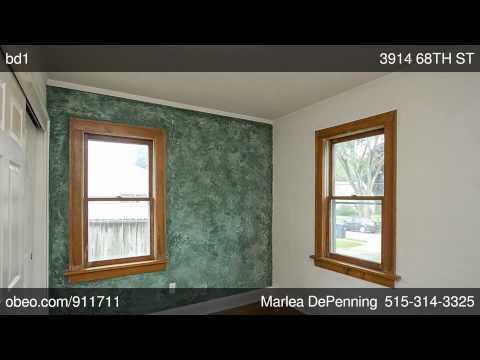 3914 68TH ST, Urbandale, IA home video tour