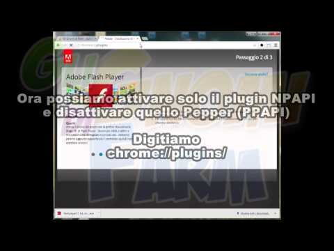 Riattivare i plugins NPAPI in Chrome 42.x