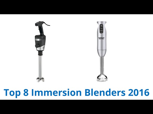 The 3 Best Immersion Blenders of 2016