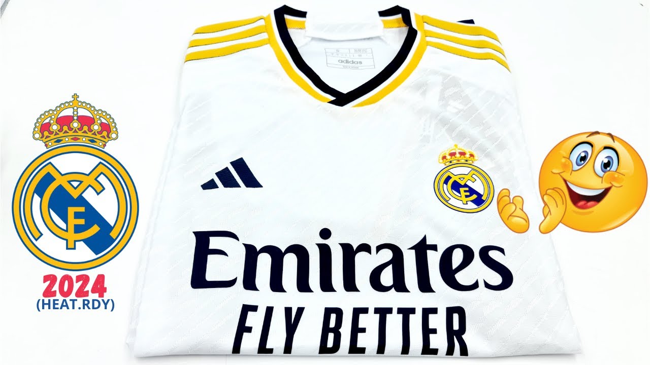 Real Madrid football HOME kit 23/24 (Player Version) Unboxing & Review -  ASMR - YouTube