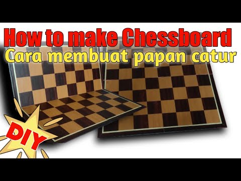 DIY Chessboard multifungsi!! Cara membuat papan catur multifungsi