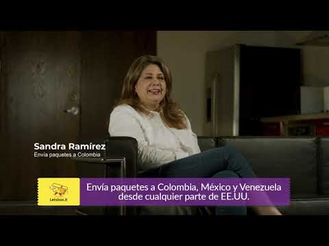#envios de regalos a familiares en COLOMBIA, MÉXICO, VENEZUELA y R DOMINICANA desde US puerta puerta - video from Letsbox.it
