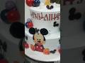 #Mickey mouse#CakeRecipe #CakeDesign #BirthdayCake#vanilla cake #video 🎁🎉🎂