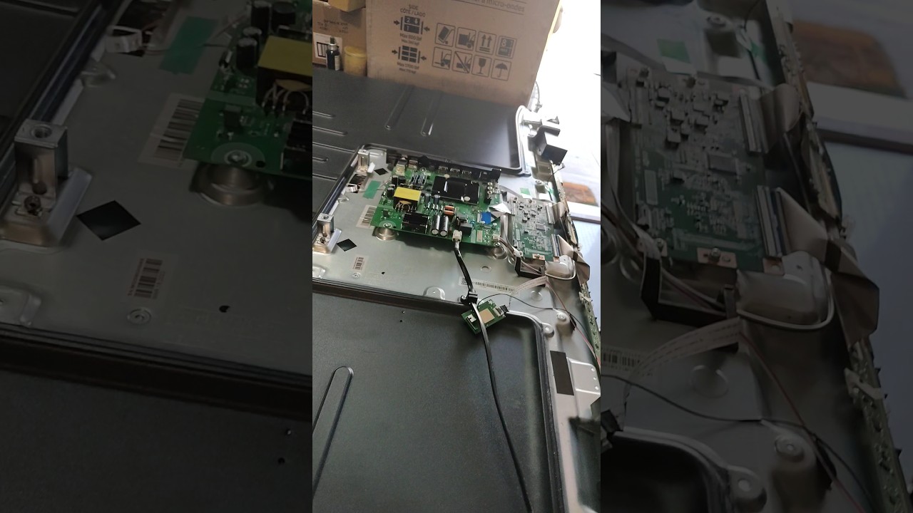 Hisense TV 65 inch Black Screen . 