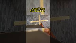Watch Jesus Take The Escalator In This Funny New Video!😆😇 #shorts #jesus #god #viral #trending