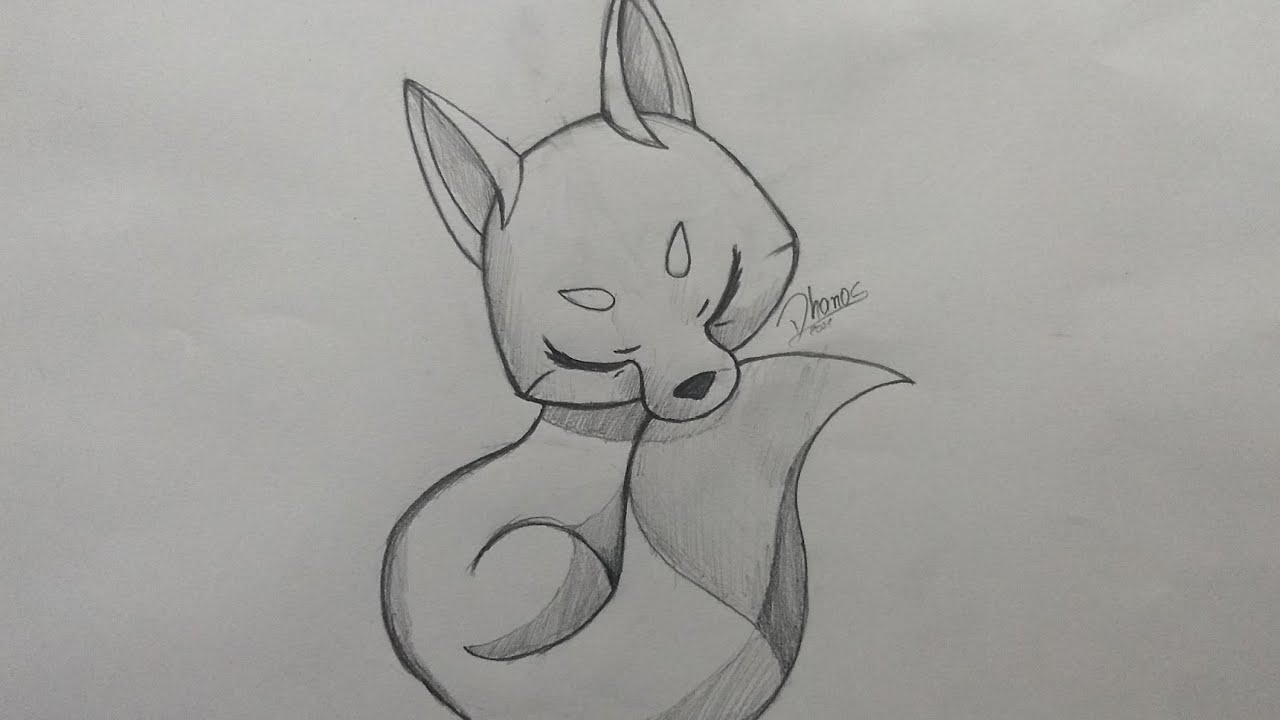 COMO DESENHAR UMA RAPOSA FOFA FÁCIL 🦊 