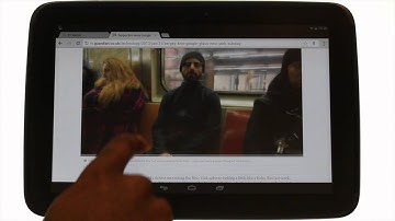 How to surf the web using your Samsung Google Nexus 10 | Android tablet tutorials | The Human Manual