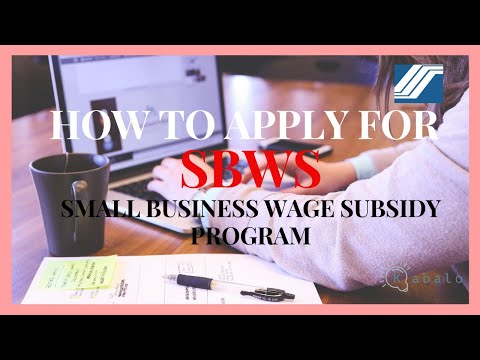 How to Apply for Small Business Wage Subsidy Program (SBWS) - A  guide for employers V#5