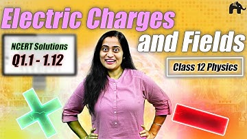 Electric Charges & Fields Class 12 Physics NCERT Solutions Q1.1 - 1.12 | Chapter 1 Concepts CBSE